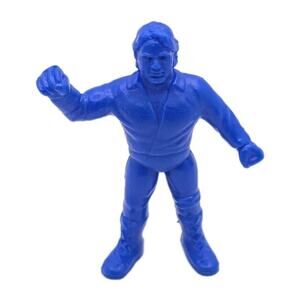 Mini Mashers AWA Remco 1986 Wrestling Figure Blue Larry Zbyszko SKU324